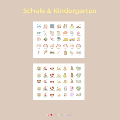 Routinchen Wochenplaner Bagger inkl. 525 Symbole