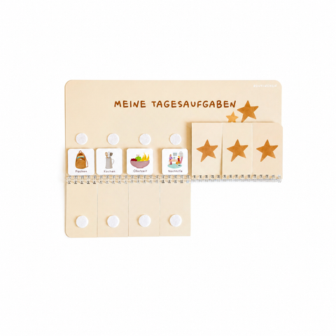 Routinchen Tagesaufgaben Beige inkl. 70 Symbole