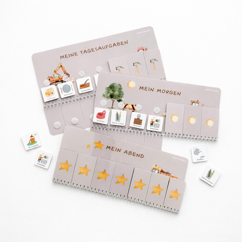 Routinchen Routineplaner Bagger inkl. 525 Symbole