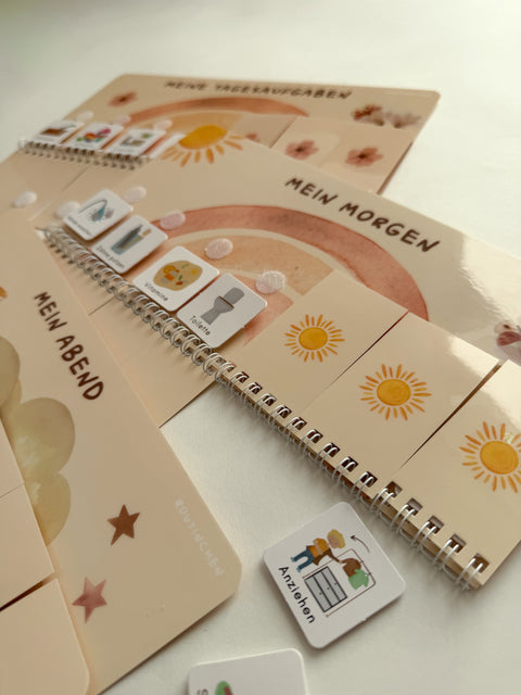 Routinchen Routineplaner Regenbogen inkl. 525 Symbole