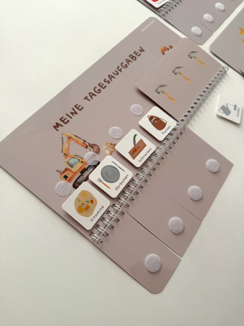 Routinchen Routineplaner Bagger inkl. 525 Symbole