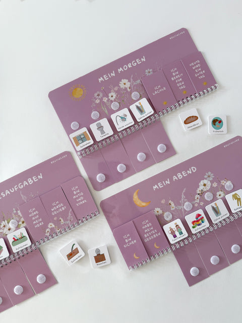 Routinchen Routineplaner Wildblumen inkl. 525 Symbole