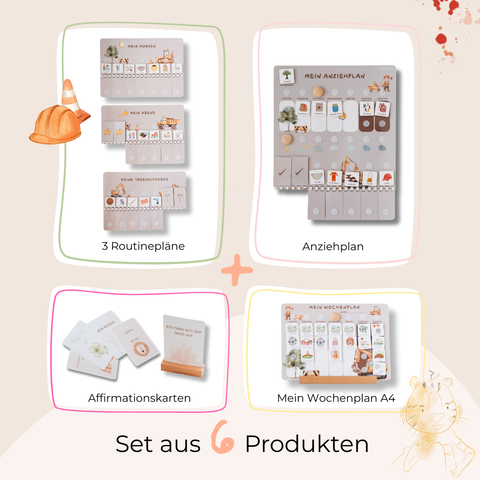 Kita Starterset Bagger inkl. 525 Symbole