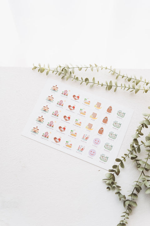 Symbole Kindergarten & Schule