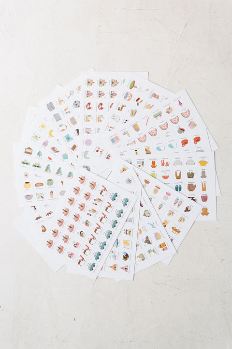 Routinchen Wochenplaner Pastell inkl. 525 Symbole