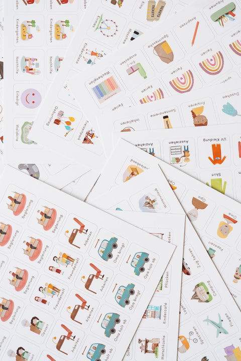 Routinchen Wochenplaner Pastell inkl. 525 Symbole