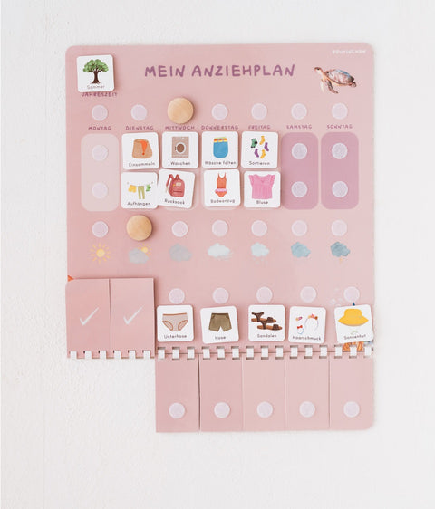 Routinchen Anziehplaner Unterwasser inkl. 105 Symbole