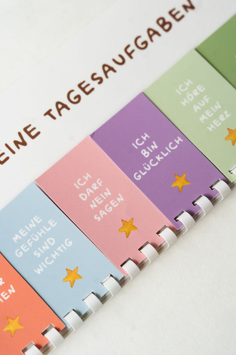 Wochenplaner A3 Pastell mit Tagesaufgaben inkl. 525 Symbole