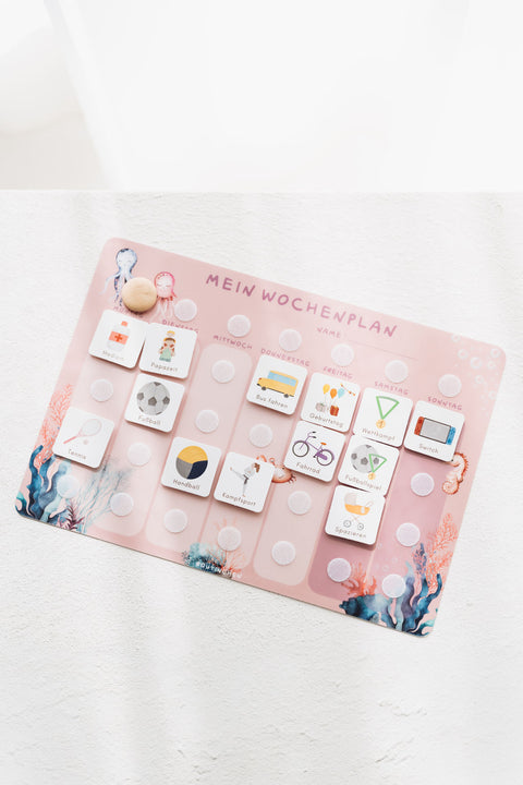 Routinchen Wochenplaner Unterwasser inkl. 525 Symbole