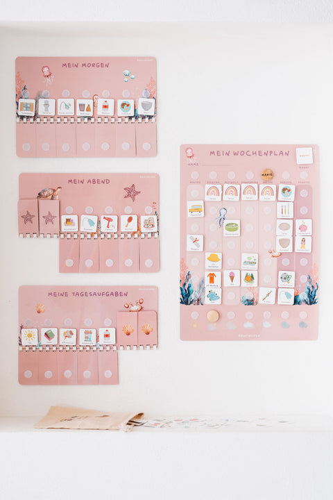 Wochenplaner A3 Starterset UNTERWASSER inkl. 525 Symbole