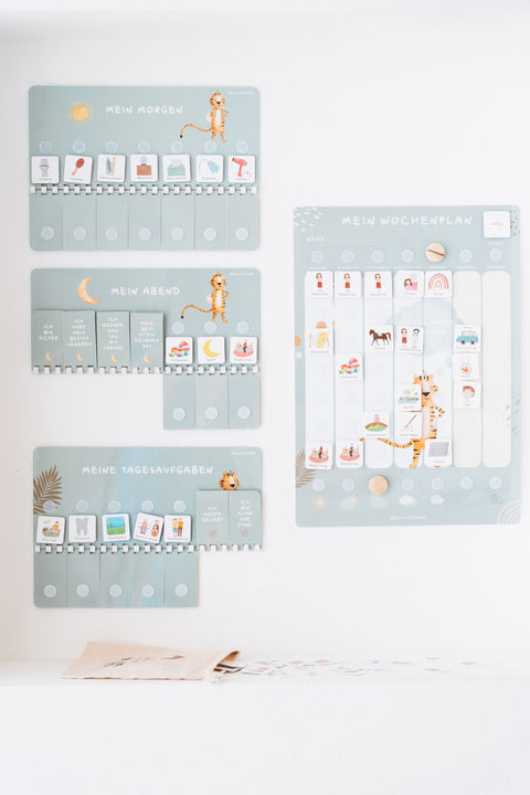 Wochenplaner A3 Starterset TIGER inkl. 525 Symbole