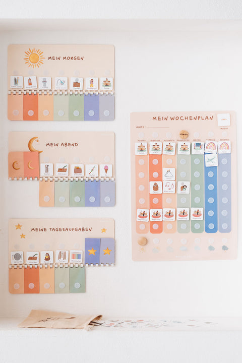 Wochenplaner A3 Starterset BUNT inkl. 525 Symbole