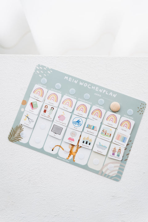 ⁠⁠Routinchen Wochenplaner Affirmation Tiger inkl. 525 Symbole