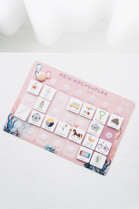 Wochenplan UNTERWASSER ohne Symbole *B-Ware*