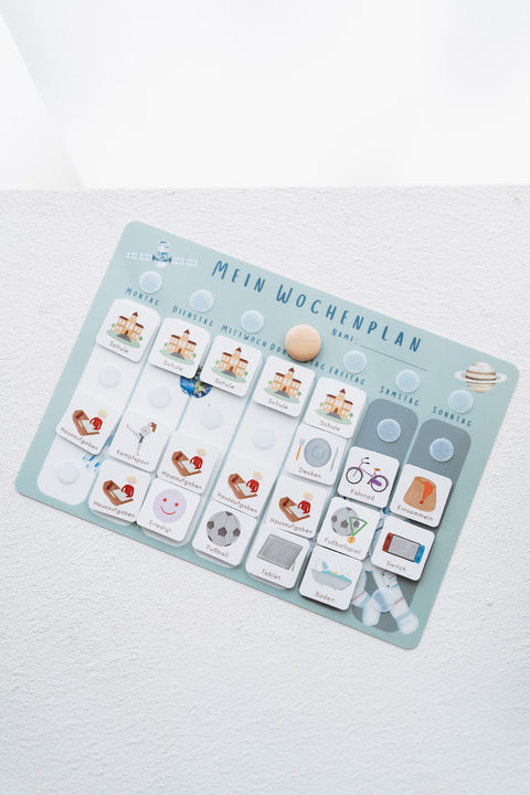 Routinchen Wochenplaner Weltall inkl. 525 Symbole