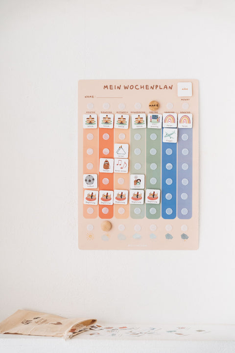 Wochenplaner A3 Bunt inkl. 525 Symbole