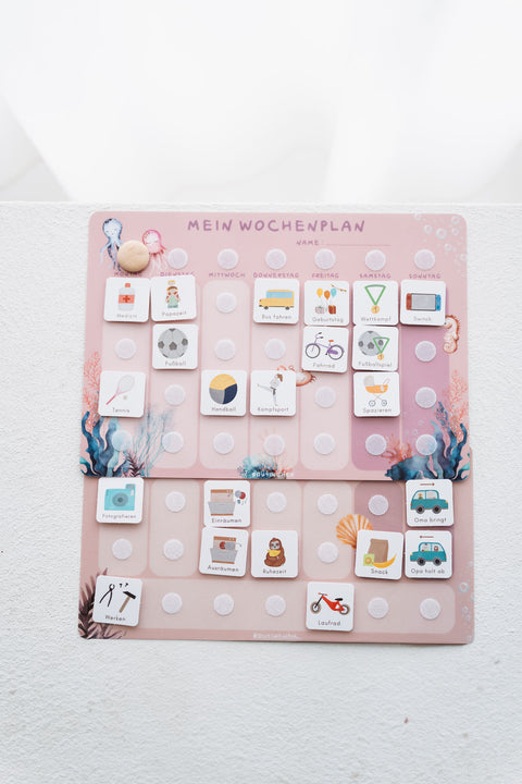 Erweiterungsset für deinen A4-Wochenplaner - Unterwasser