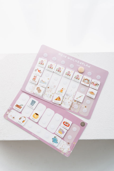 Erweiterungsset für deinen A4-Wochenplaner - Wildblume