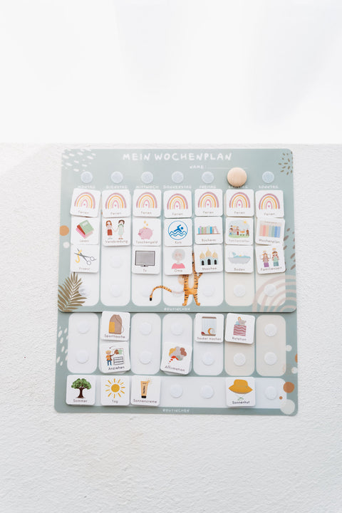 Erweiterungsset für deinen A4-Wochenplaner - Tiger