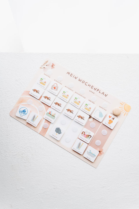 Routinchen Wochenplaner Regenbogen inkl. 525 Symbole