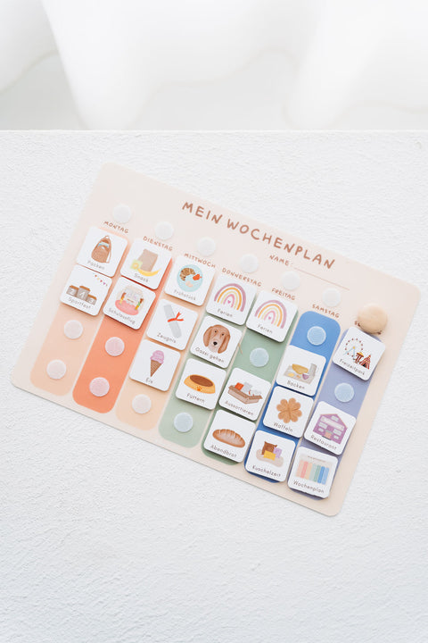 Routinchen Wochenplaner Bunt inkl. 525 Symbole