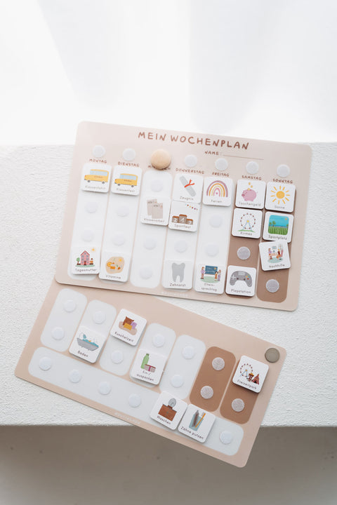 Erweiterungsset für deinen A4-Wochenplaner - Neutral