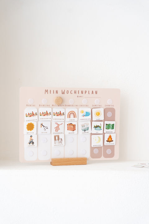 Wochenplan NEUTRAL ohne Symbole *B-Ware*