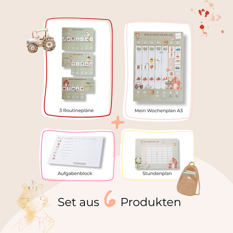 Grundschule Starterset A3 Bauernhof inkl. 525 Symbole