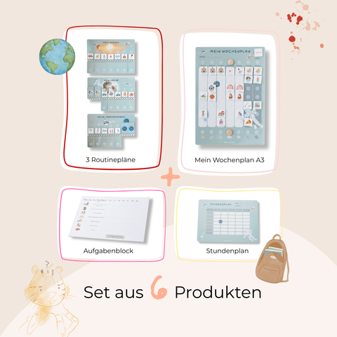 Grundschule Starterset A3 Weltall inkl. 525 Symbole