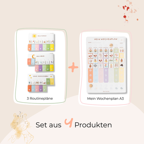 Wochenplaner A3 Startset KUNTERBUNT inkl. 525 Symbole