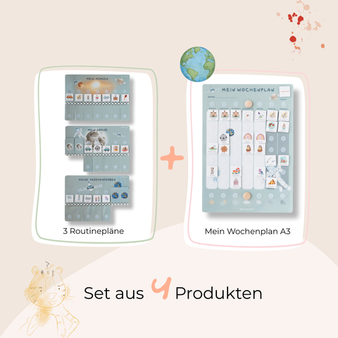 Wochenplaner A3 Starterset WELTALL inkl. 525 Symbole