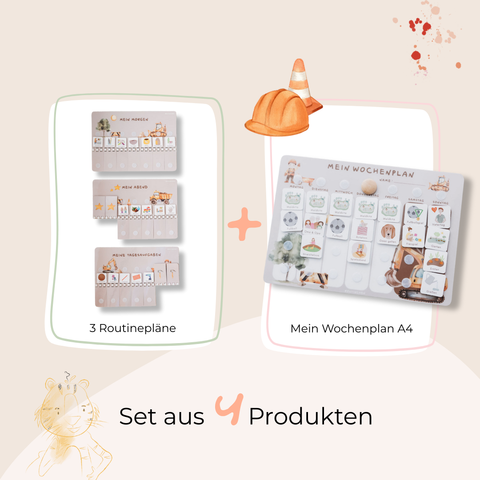 Routinchen Starterset BAGGER inkl. 525 Symbole