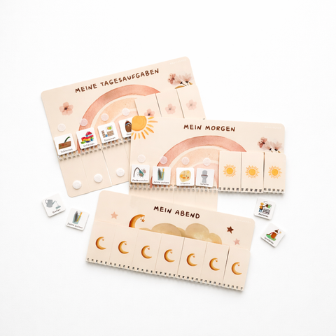 Routinchen Routineplaner Regenbogen inkl. 525 Symbole