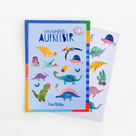 Aufkleber Dino *Spühlmaschinenfest* - Frau Ottilie