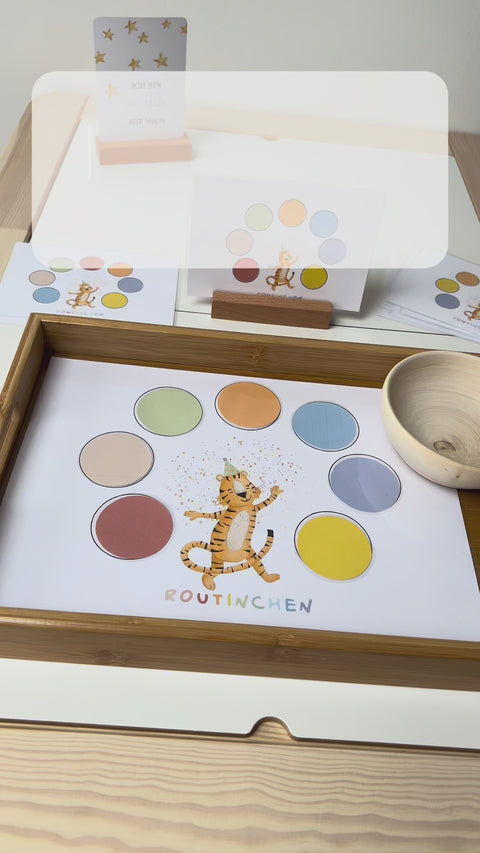 Karneval Vorlage „Routiger“ – Montessori Legespiel (PDF)