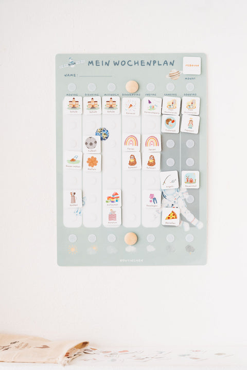 Wochenplaner A3 Weltall inkl. 525 Symbole