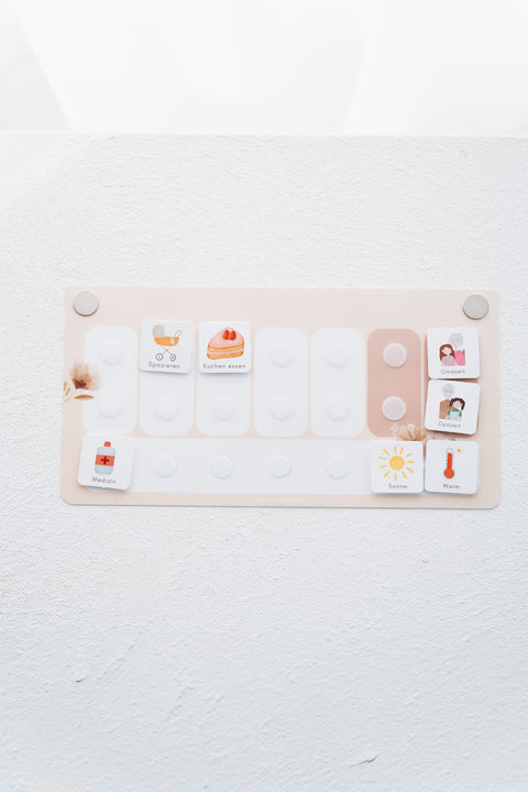 Erweiterungsset für deinen A4-Wochenplaner - Regenbogen