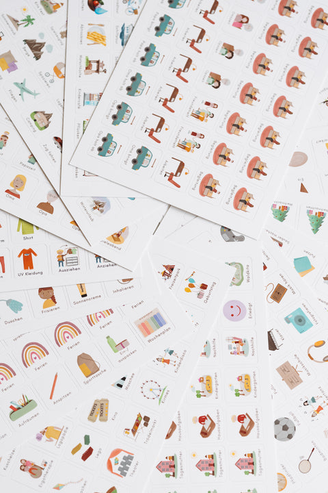 Routinchen Familienwochenplaner A2 Neutral inkl. 560 Symbole