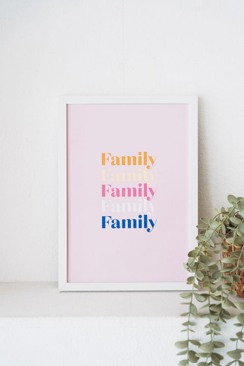 Poster A4 Family